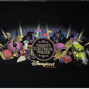 Vtg HTF Disneyland "Disney's Electrical Parade" BLK Shirt NWT Size Large
